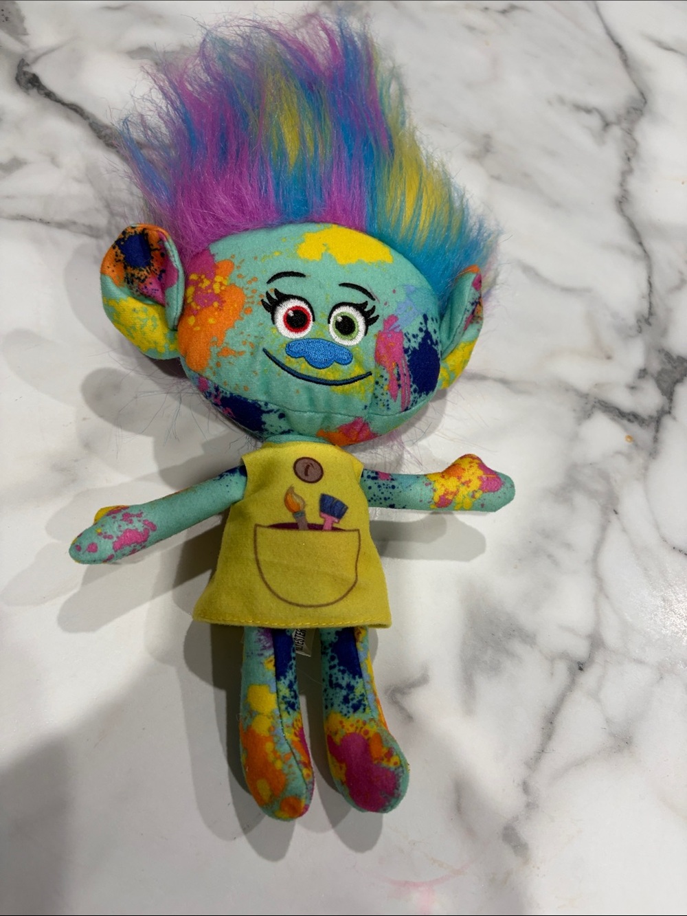 Paint-Splash Plush Troll Toy - Multicolor Hair